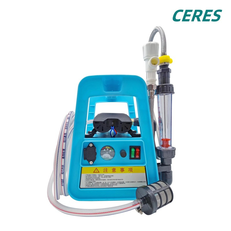 ZFJ12-SD DoublePump 12V12A batería de litio sistema de riego agrícola máquina de inyección de fertilizante automática portátil 