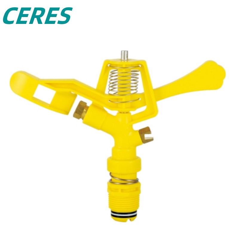 JFMS-9815 360 grados Sproker de impacto giratorio dos vías para el sistema de riego de jardín