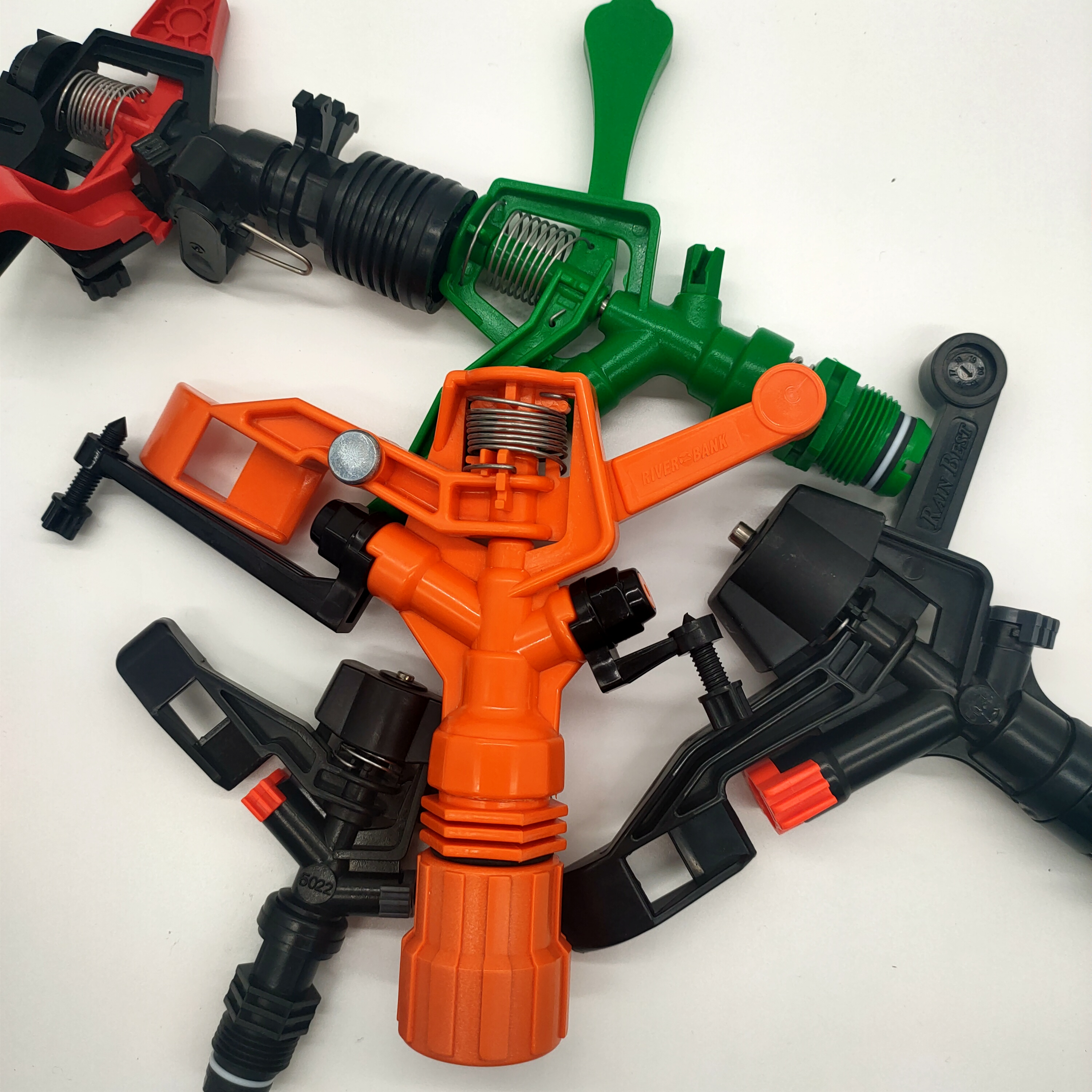 JFMS-9815 360 grados Sproker de impacto giratorio dos vías para el sistema de riego de jardín