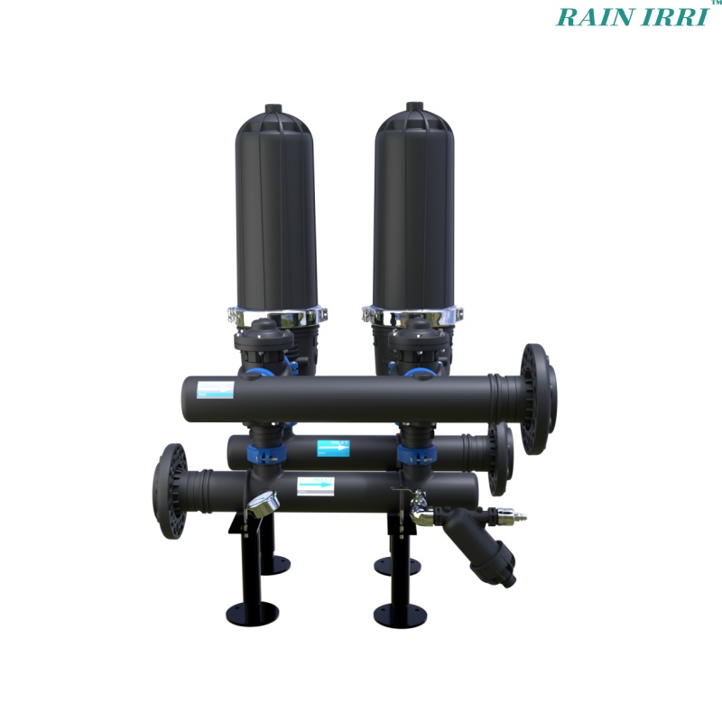 Sistema de filtro automático de retrolavado automático de Rainirri para tratamiento de agua industrial e riego agrícola