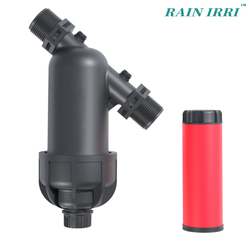 Rainirri PP Mateiral Y Tipo de filtro de disco manual para paisaje y pequeño sistema de riego agrícola 