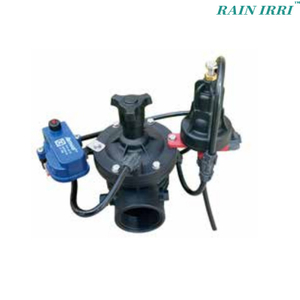 Rainirri JF50RSC Material de nylon Garden Sistema de riego Válvula de presión de presión con control de solenoides