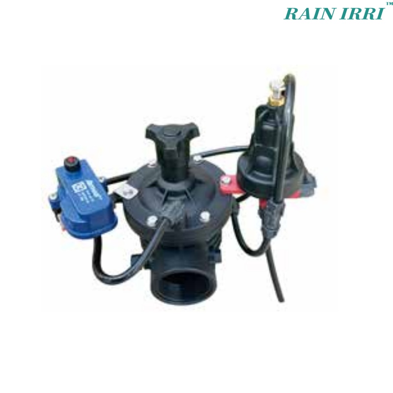 Rainirri JF50RSC Material de nylon Garden Sistema de riego Válvula de presión de presión con control de solenoides