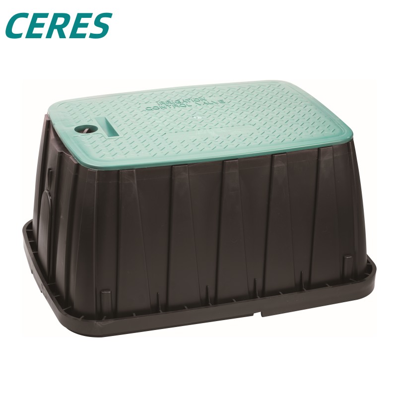 Caja plástica de la válvula del sistema de irrigación del jardín JFVB-708 6'' 10'' 12'' 14'