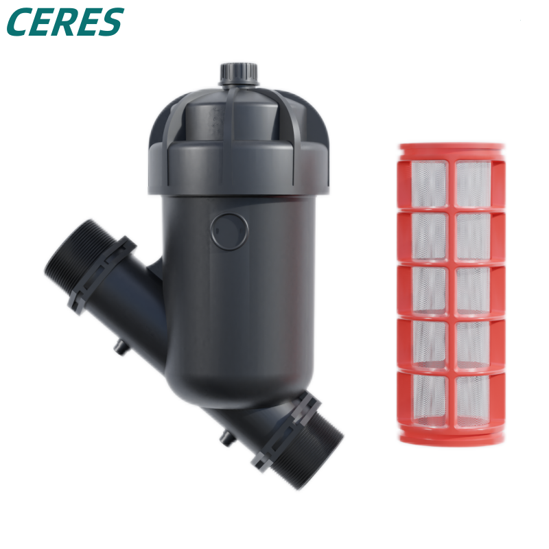 JFF-ES50B120 PP Mateiral Filtro de pantalla del sistema de irriación de agua de 2 pulgadas