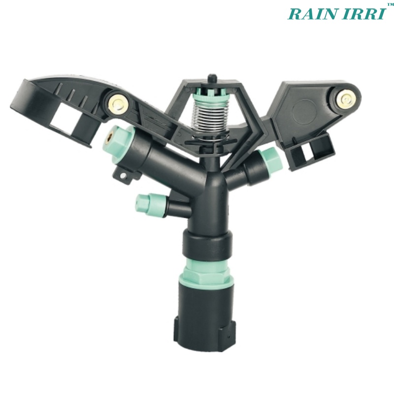 Rainirri Big Plastic 360 grados Sprokler de impacto de uso fácil para el sistema de riego por granja
