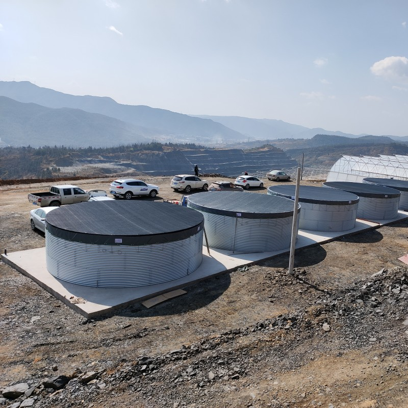  JFWTA Baosteel Paneles de acero galvanizado Hot Deep Riego Agua de agua Tanque de agua 